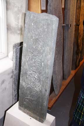 Back side of bishops stone