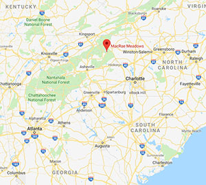 North Carolina map