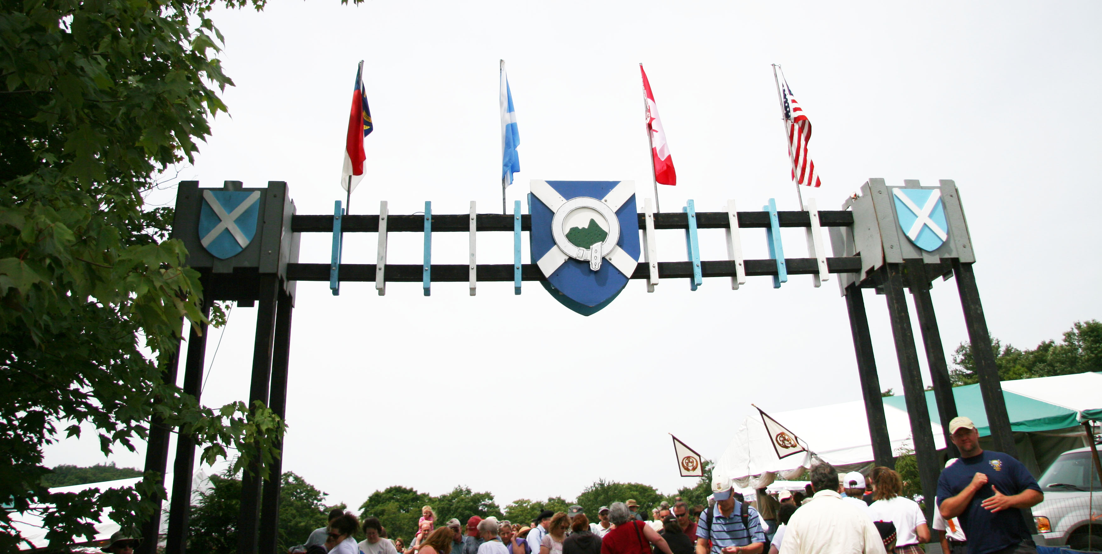 Entrance of Grandfather Mountain Highland Games